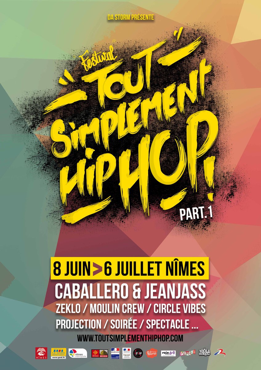 Ca y est c'est parti !! Le festival Tout Simplement Hip Hop 11 - Part 1 commence dans presque 1 mois ! Restez connectés !! #hiphop #festival