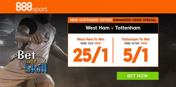 Enhanced Odds at 888sport