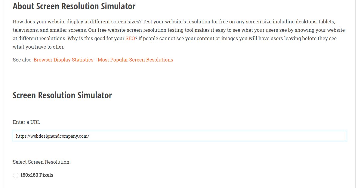 WebDesignandCo_'s tweet image. Want to know how your #website will display on different sizes? With our Screen Resolution Simulator, it&apos;s so easy. 
tools.webdesignandcompany.com/screen-resolut…