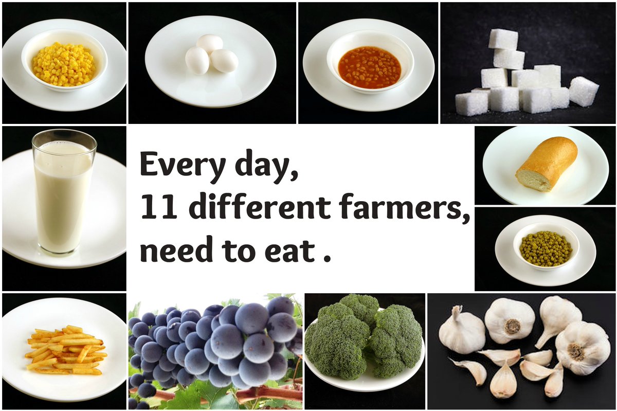 Every day you need to eat 11 different farmers agrosentidos.blogspot.com.es/2017/05/todos-…