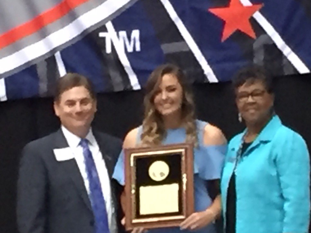 Congrats to Wonder Athlete Savanna Hagler. NCHSAA Clary Medal scholarship winner.