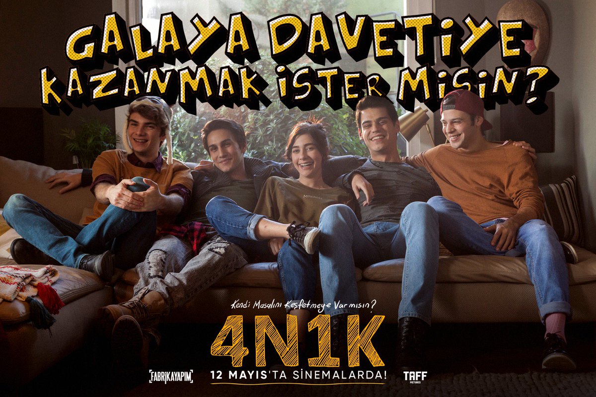 #4N1K’nın galasına davetiye kazanmak ister misin? Bu tweet'in altına üç arkadaşını mention'la ve tweet'imizi reetwetle! Herkese bol şans!