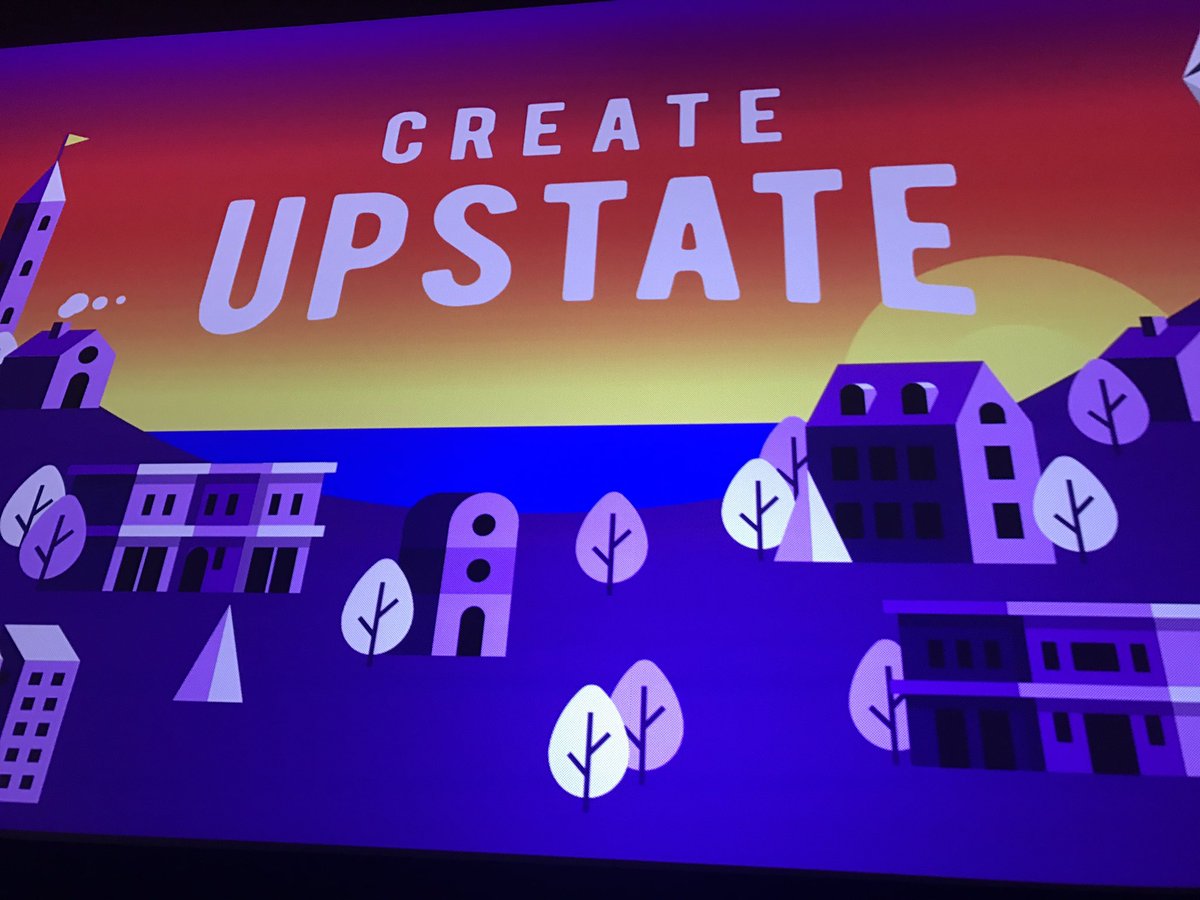 abcdefisk's tweet image. Front row and center at #createupstate like a NERD