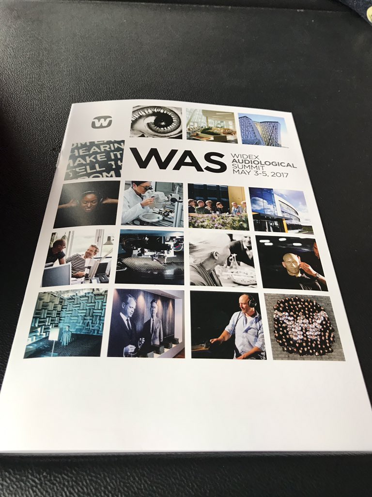 #WAS17 interesting morning in Copenhagen at the Widex Audiological summit