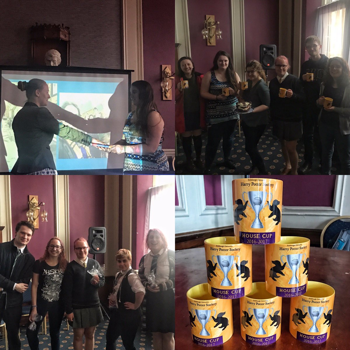 EUHarryPotter's tweet photo. Thank you to our committee, prefects and congratulations to our House Cup winners! #hpsoc #hufflepuffpride https://t.co/DkIMFm9Z7e