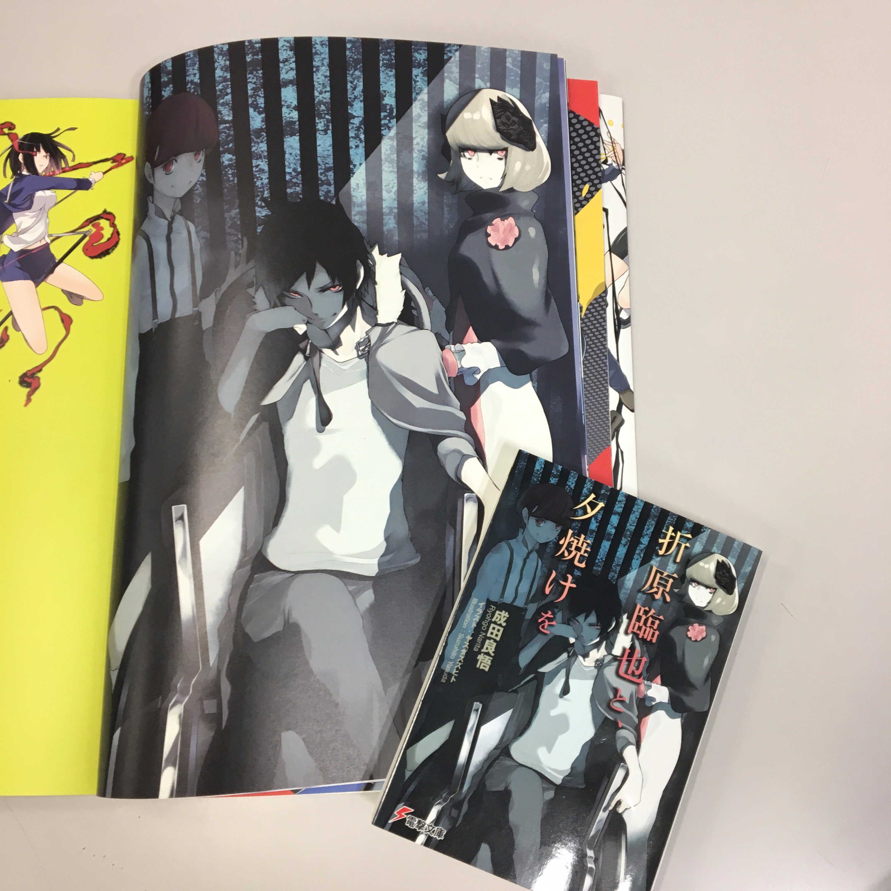 Tvアニメ デュラララ ２ 明日発売 待望の画集第２弾 ヤスダスズヒト画集 Shooting Star Dandyism Side デュラララ が ついに明日２８日発売 文庫と比べると こんなに大きいサイズで美麗イラストを堪能できちゃいます Amw T Co
