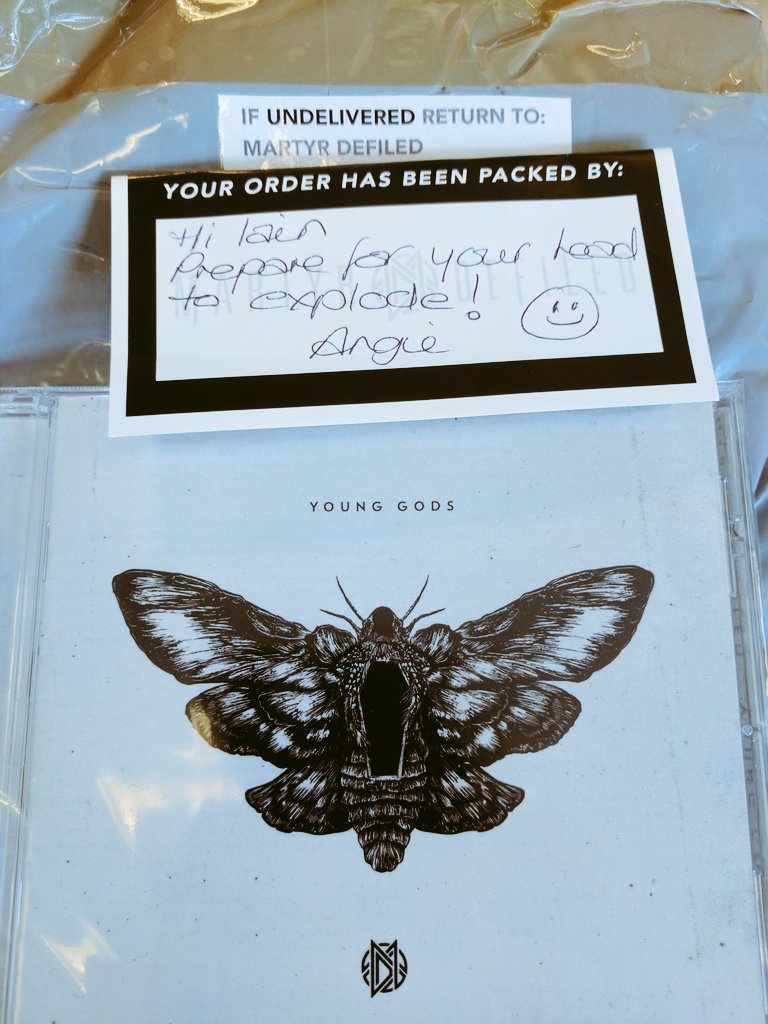 iainibo's tweet photo. I feel loved @martyrdefiled. Arrived just in time for me to use it to destroy the weekend! #MDMAFIA https://t.co/ZxANzeRtPN