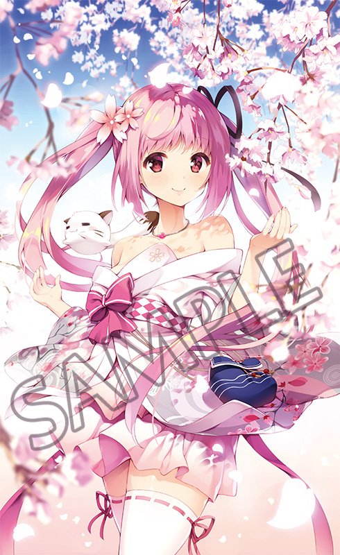 新作タペストリーは『SAKURA PALACE』さんでも取り扱ってもらっていて予約受付中です。こちらは4/30頃発送なので早く欲しい方や海外の方におすすめ。昨年描かせていただいた桜吹雪タペストリーも併せてよろしくお願いします! https://t.co/QU3HYH4o3S 