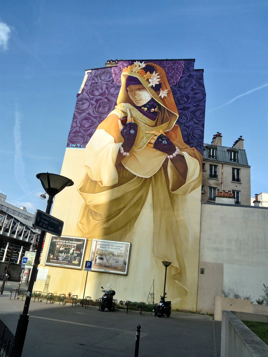 mykulincz's tweet photo. @argone69 @MDA13eme @g_itinerrance @Art_mural @jerome_coumet @g_itinerrance c'est un artiste de talent #inticastro #fresque pour #paris13 magnifique pour tous https://t.co/yPpev7EZLT
