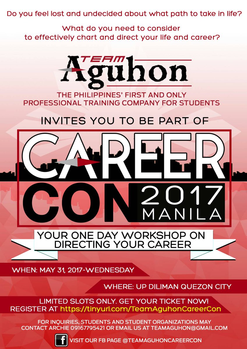 archiedasal's tweet image. Ready ka na bang mag move on? #CareerCon2017 #teamAguhon