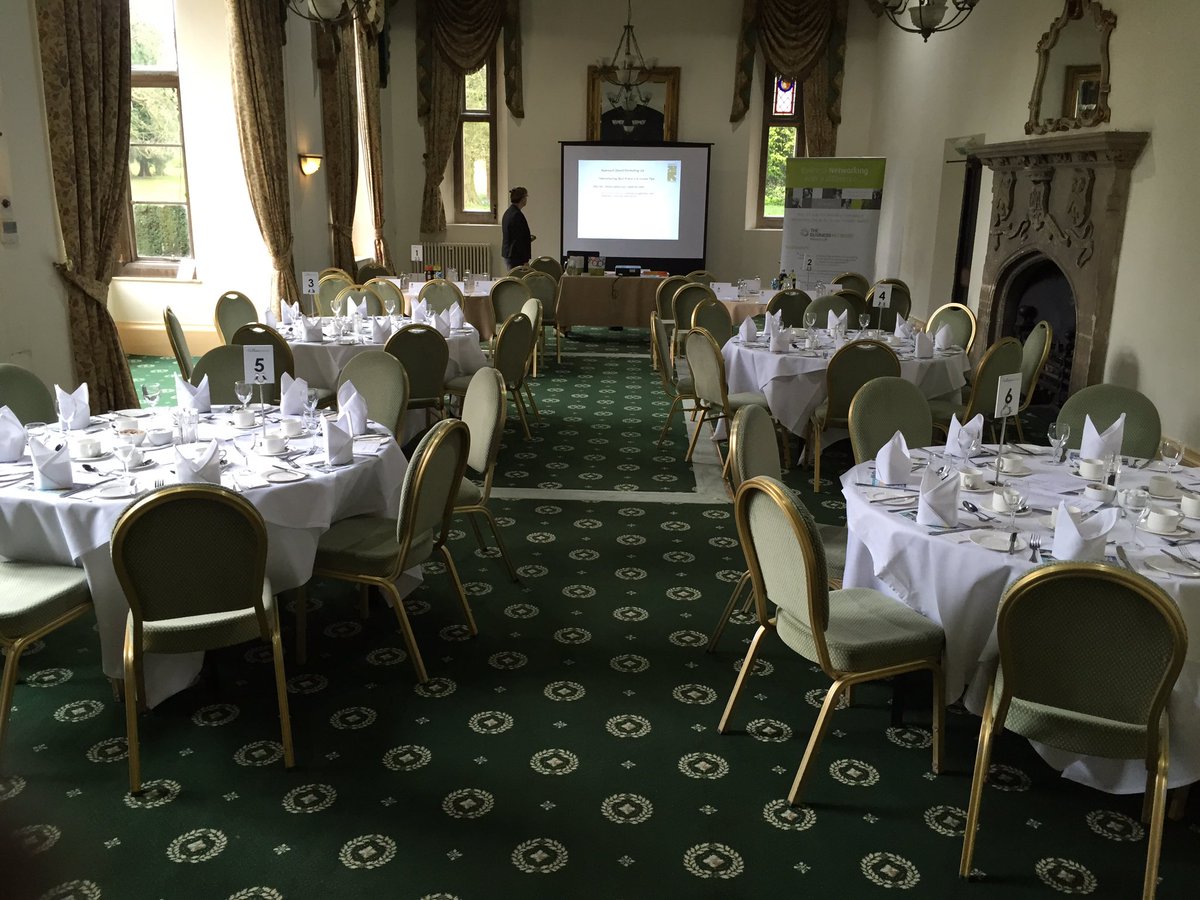 All ready to welcome our 47 guests at <a href="/OrtonHallHotel/">Orton Hall Hotel</a> for the <a href="/TheBNpeterboro/">TheBNpeterborough</a> monthly #networking lunch