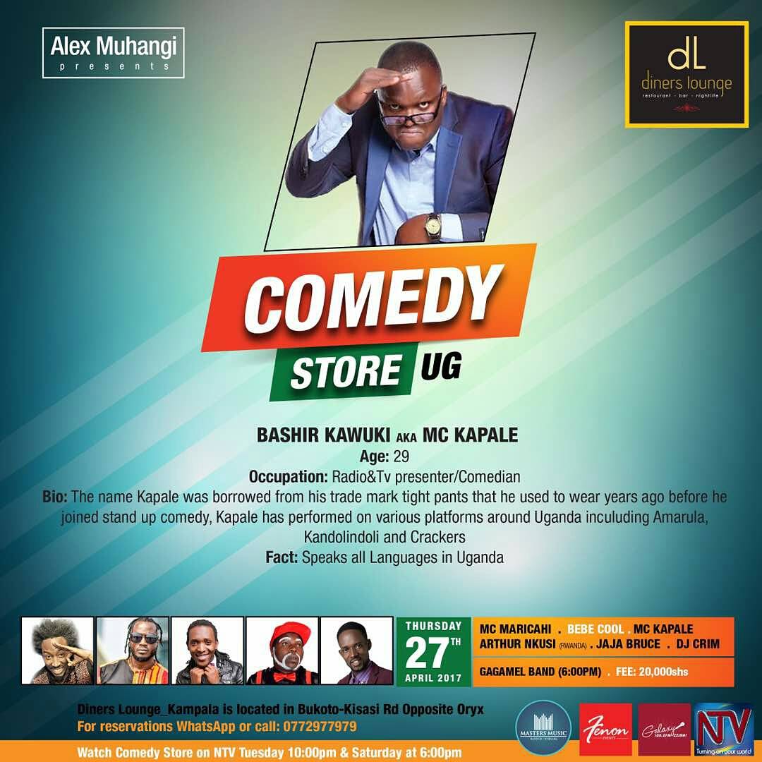 ComedyStoreUG's tweet photo. ICYMI:We're hosting a great line-up of comics &amp; a winning Artiste tonite on #ComedystoreUG
What u need to know about them in👉 #KnowyourStar👇 https://t.co/9Yk12s8b4f