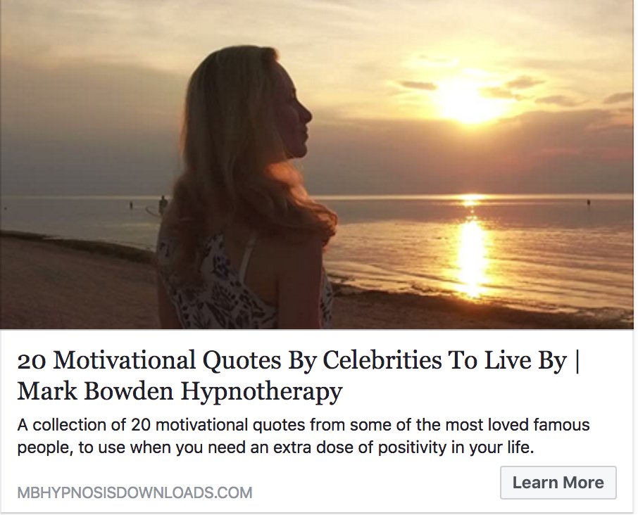 20 motivational quotes by celebrities to make you feel more positive today!
#motivation #positive #quoteoftheday goo.gl/BUAZGN