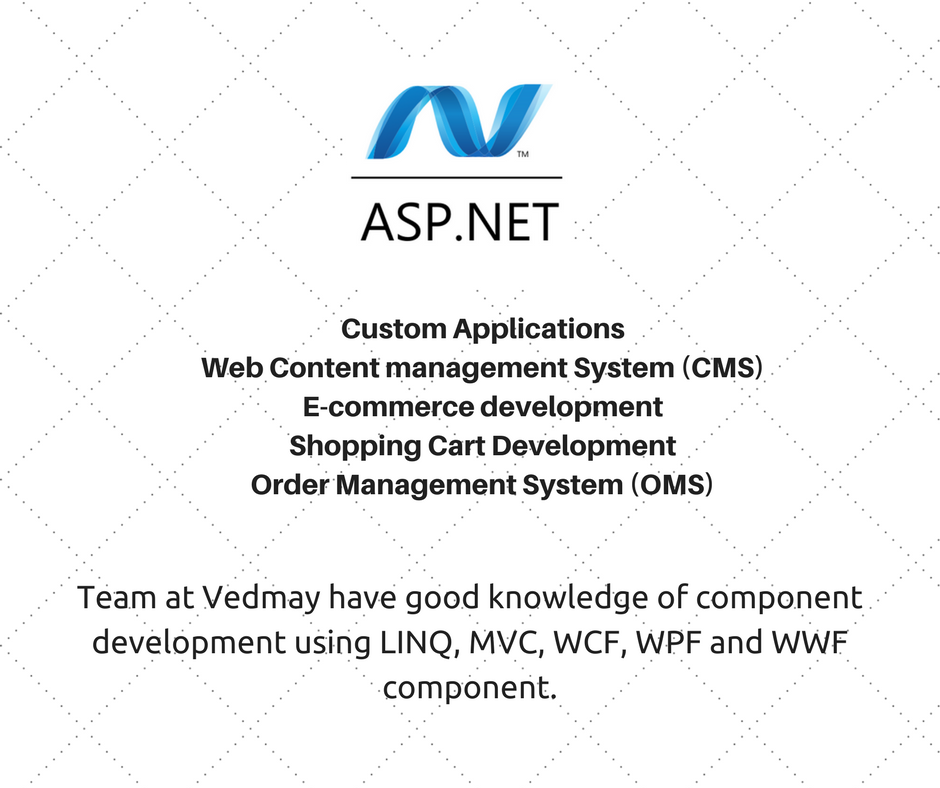 VedMayTech's tweet image. Looking for innovative and cost-effective business solutions in ASP.NET development, get in touch - vedmay.com/aspdotnet-deve…