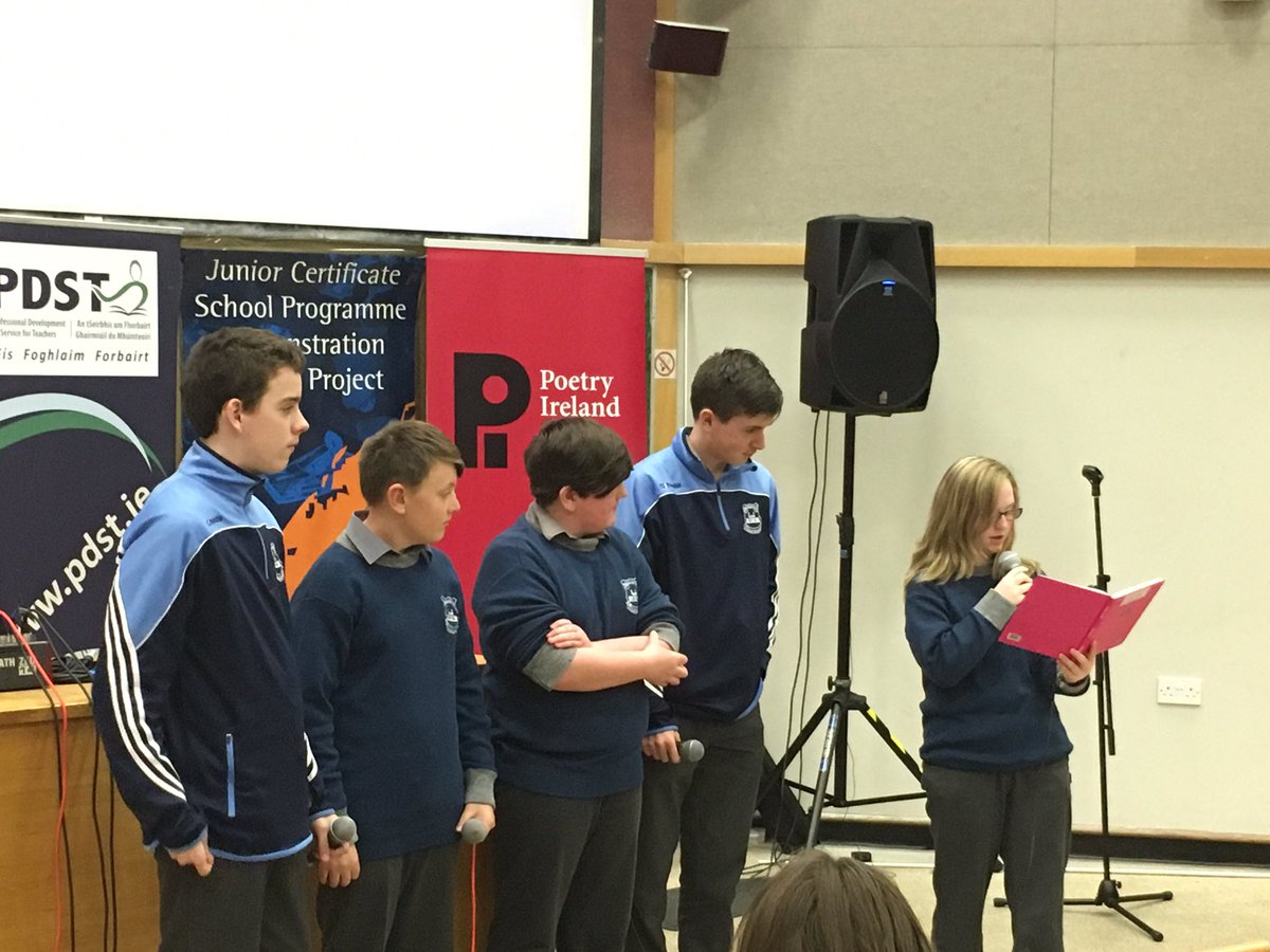 jcsplibraries's tweet image. McEgan College perform on @trocaire #WRaPParound the World theme. Powerful performance #climatejustice @poetryireland