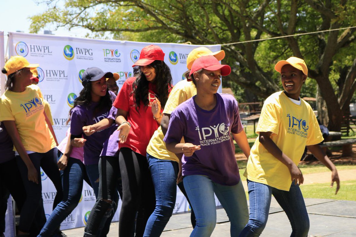 Today South Africa celebrates #FreedomDay! 
Through the efforts of the youth the world is changing and peace is happening.