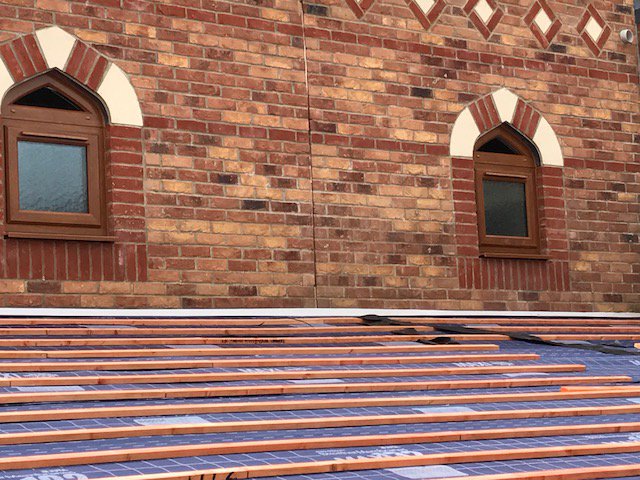 HomelinkDirect's tweet image. Another stunning installation today over in Peterborough.  #shapedframes #archedwindows #mosc