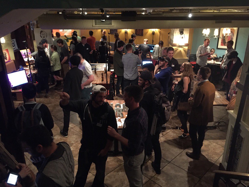 jen_kuntz's tweet photo. Thanks @BmoreVR for another awesome meet-up! A night full of amazing people and VR/AR projects. 👍 https://t.co/5yqbbWYZh3