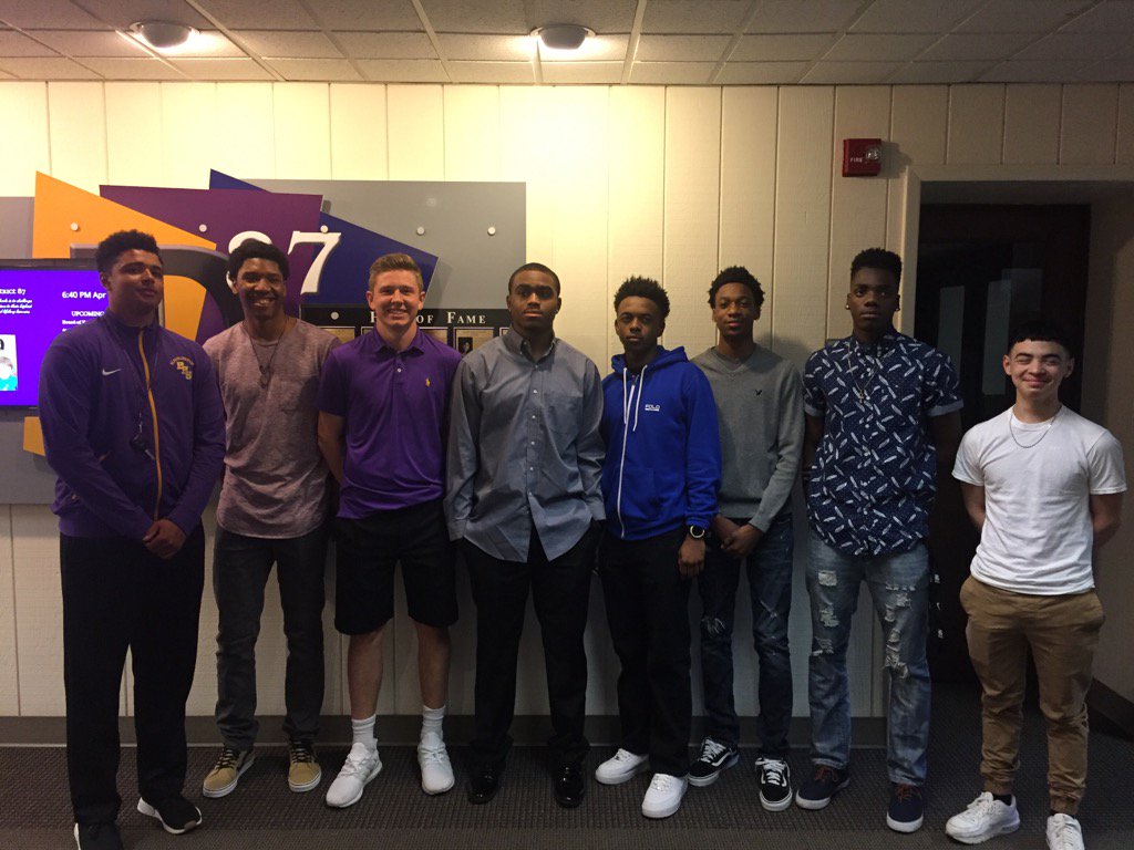Boys basketball after being recognized at D87 Board meeting for an INCREDIBLE season!