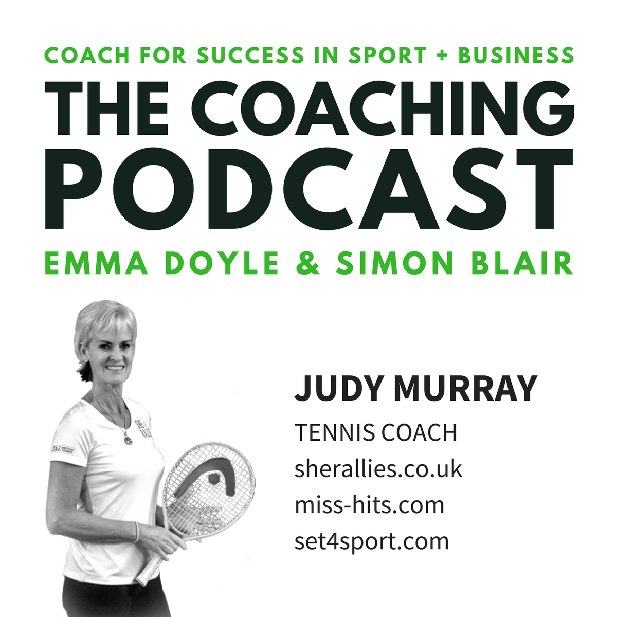 A global champion of girls and women in tennis and coaching. Thx <a href="/JudyMurray/">judy murray</a> for being our guest on EP9! #coaching itunes.apple.com/au/podcast/the…