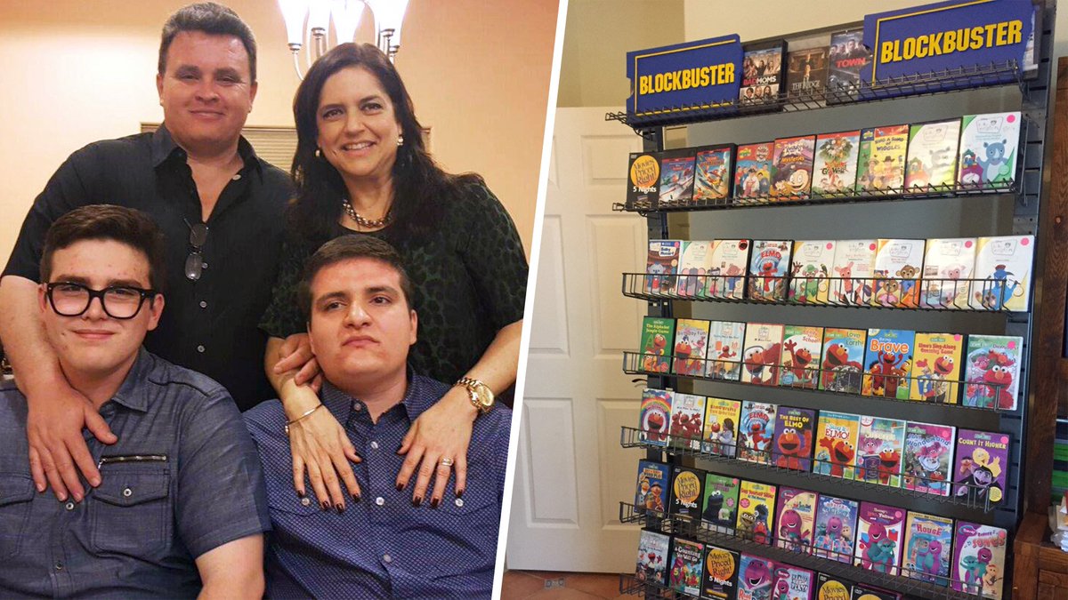 Family re-creates Blockbuster for son with autism after local store closes on.today.com/2pAqVb4