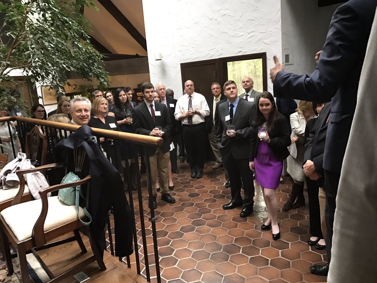 Busy week- Sunday reception for the brilliant engineering PhD grad candidates for the Laird Fellowship <a href="/UDGradStudents/">Univ. of Delaware Graduate College</a> @udcas_