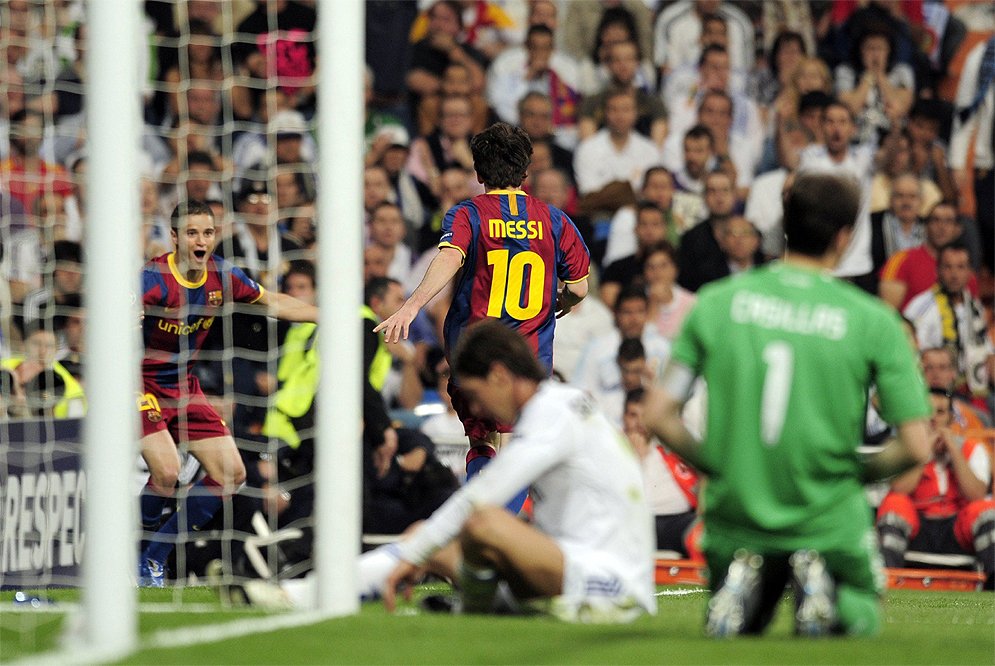 OnThisDay in 2011, Lionel Messi scores twice as Real Madrid are