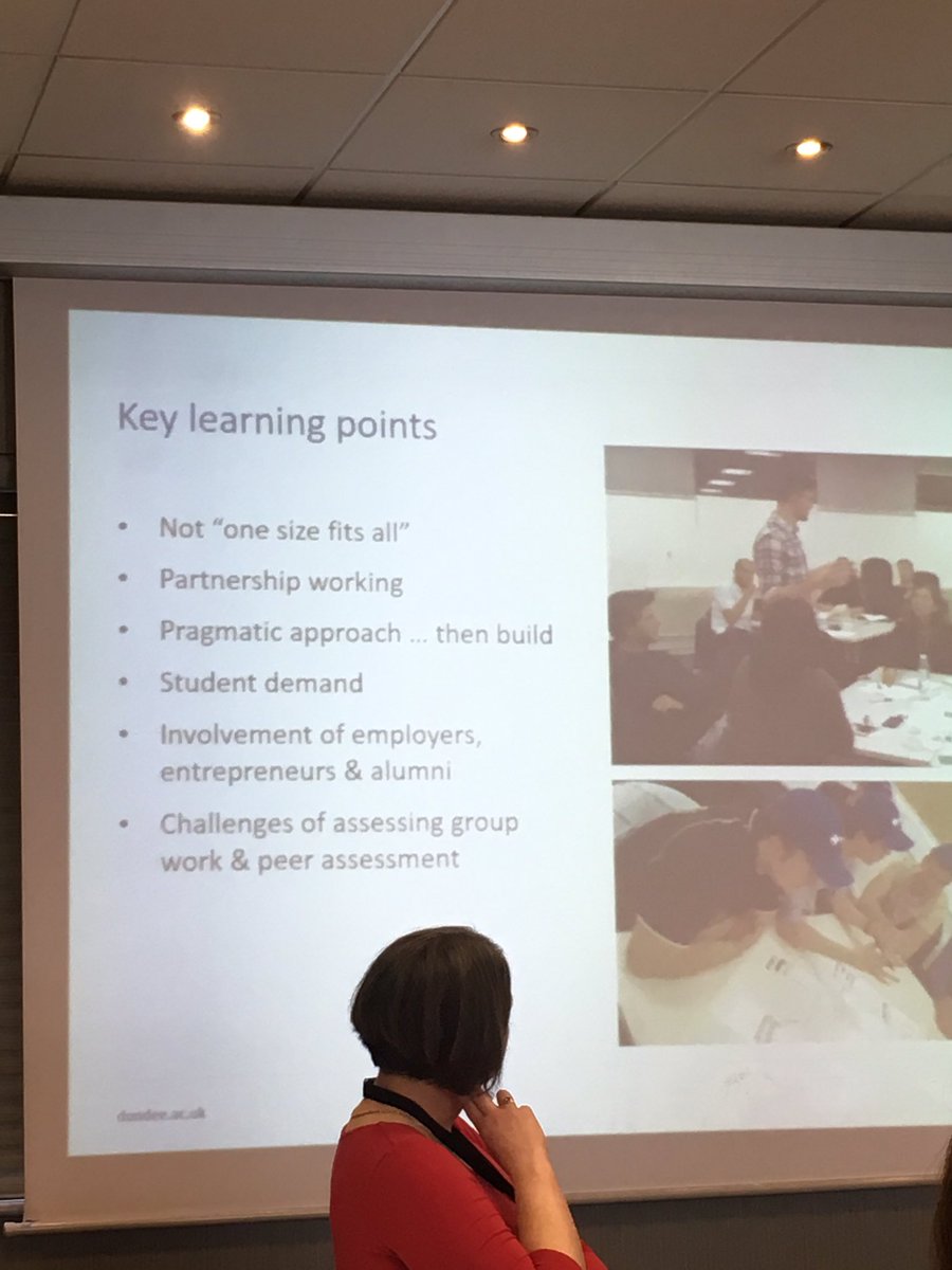 sparqs_scotland's tweet photo. .@dundeeuni discussing the key learning points of their different forms of entrepreneurship engagement they have implemented. #QENetwork https://t.co/LTKTwXHwVa