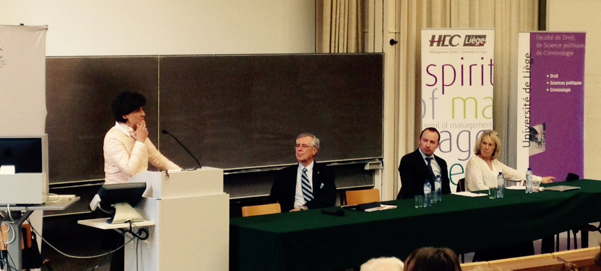 HECLiege's tweet photo. "Où va l'Europe?" par Mme Sylvie Goulard, Députée Européenne - Cycle des grandes conférences européennes #JeanRey @UniversiteLiege https://t.co/1kXgqaGB21