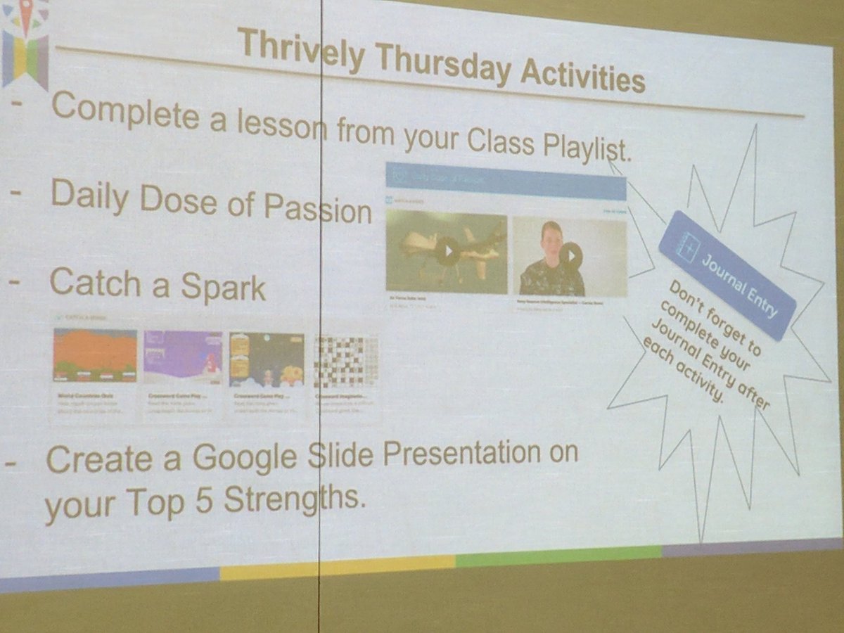 christinekdixon's tweet image. I&apos;ve heard of @thrively but seeing it in action @Design39Campus I see it is crazy awesome! #strengthbasedlearning  #FutureNowedu