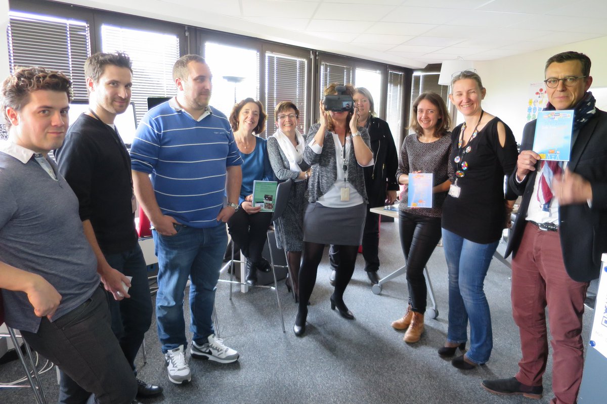 Sam_audart's tweet image. @acsed_orange visite la #villaoccitanie  et la #coderoom @OrangeOccitanie. Vive le partage des compétences entre experts @orange et startups