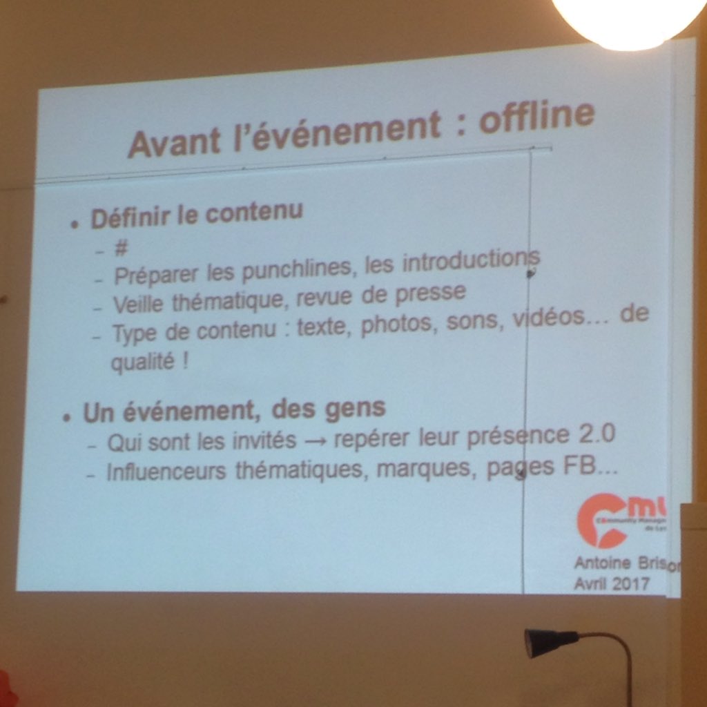 ClubCML's tweet image. Bien préparer son évènement en amont ! #ateliercml #SocialMedia #evenementiel