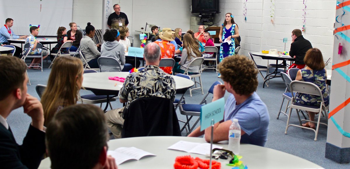 AndrewCephasPIO's tweet image. The second annual @StACofCalvert student town hall forum was held last night. CCPS administrators were on-hand to discuss school issues.