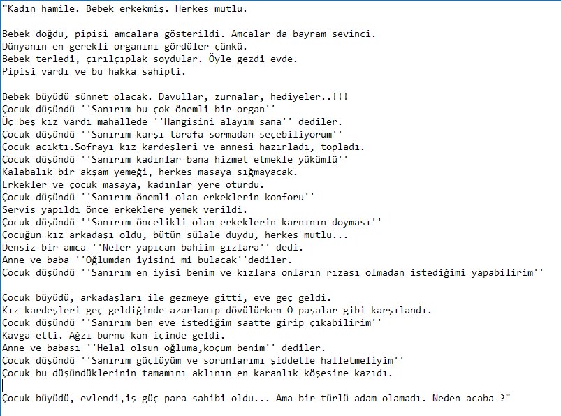 yylcin's tweet image. Bir ara bir yerde okuduğum ama bir türlü yazanın kim olduğunu öğrenemediğim ufak bir yazı: