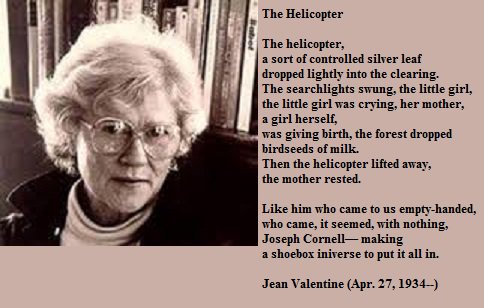 Happy birthday, Jean Valentine! 
