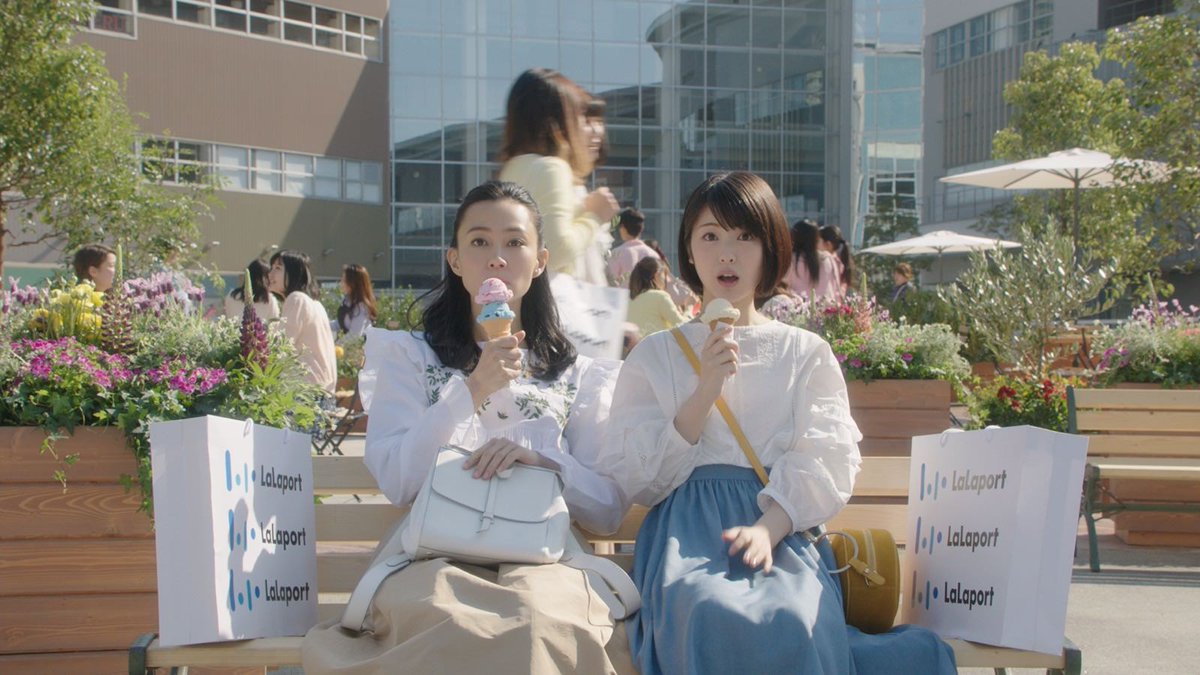 ららぽーと豊洲と 木村佳乃さん 浜辺美波 さん ららぽーと豊洲と 木村佳乃さん 浜辺美波 さん