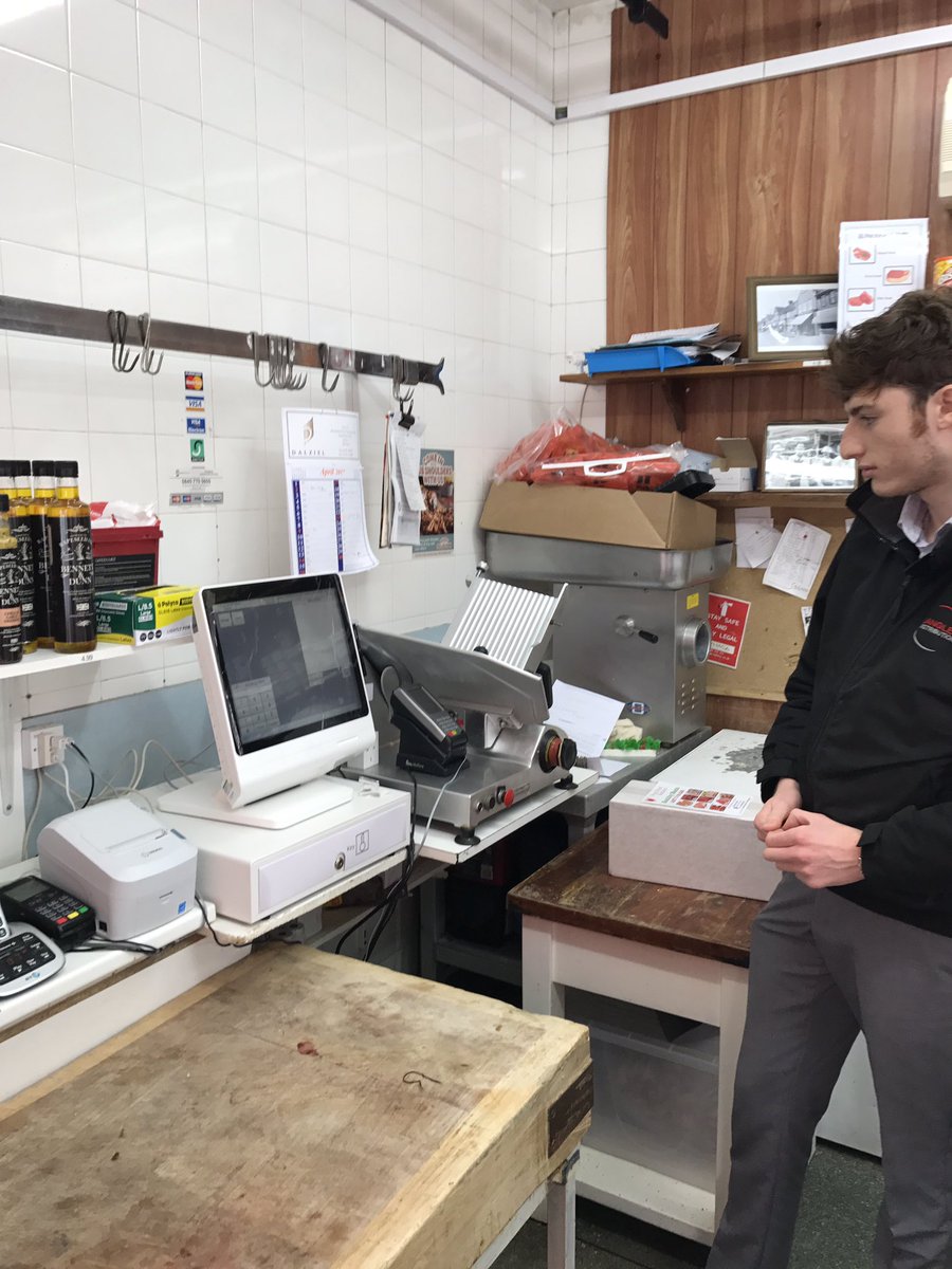 Nice Digi scale and white OKPos <a href="/ECRTouch/">ECR Touch</a> install at <a href="/pennroadbutcher/">Penn Road Butchers</a> 👍🏻