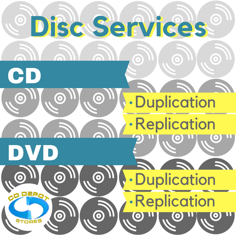 CDDEPOTSTORES's tweet photo. Our Disc Services include: CD Duplication / Replication and DVD Duplication / Replication. #music #Video https://t.co/JpWpodvQTP