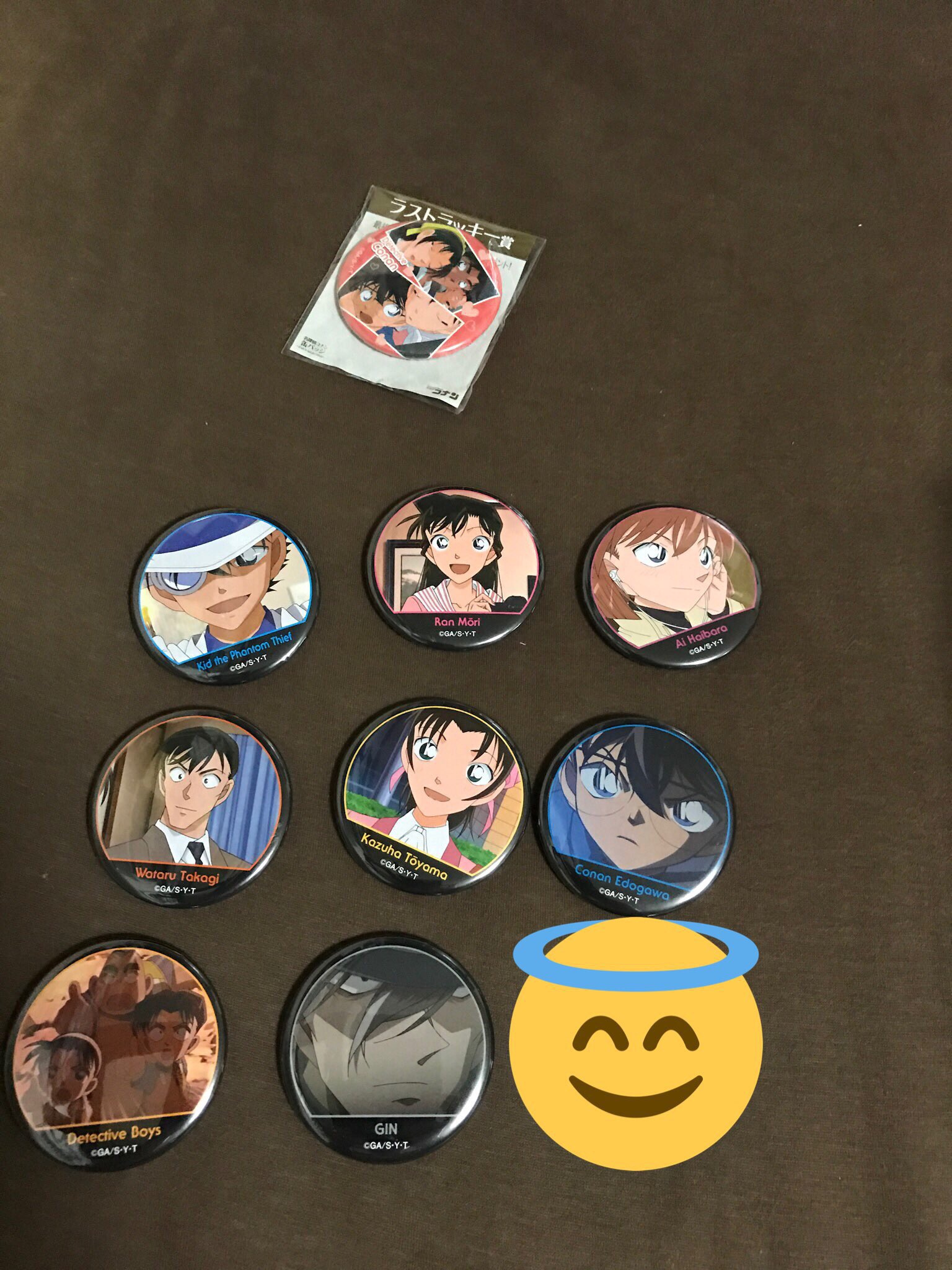コナン FANS SELECTION 缶バッジ メアリー-