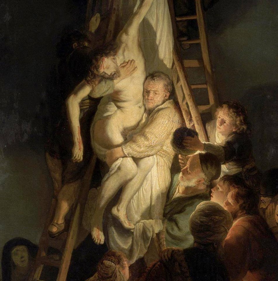 Rembrandt van Rijn #artist #artwork : Descent from the Cross (1634) @massimoantonio1 @albertopetro2 @tiquetaki @mimmoventura @hmcmicha @rt