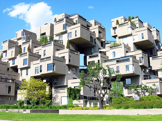 Habitat 67 in <a href="/Canada/">Canada</a> is a complex which resembles a very interesting arrangement of cubes that kids play with.
#RealEstate #Construction