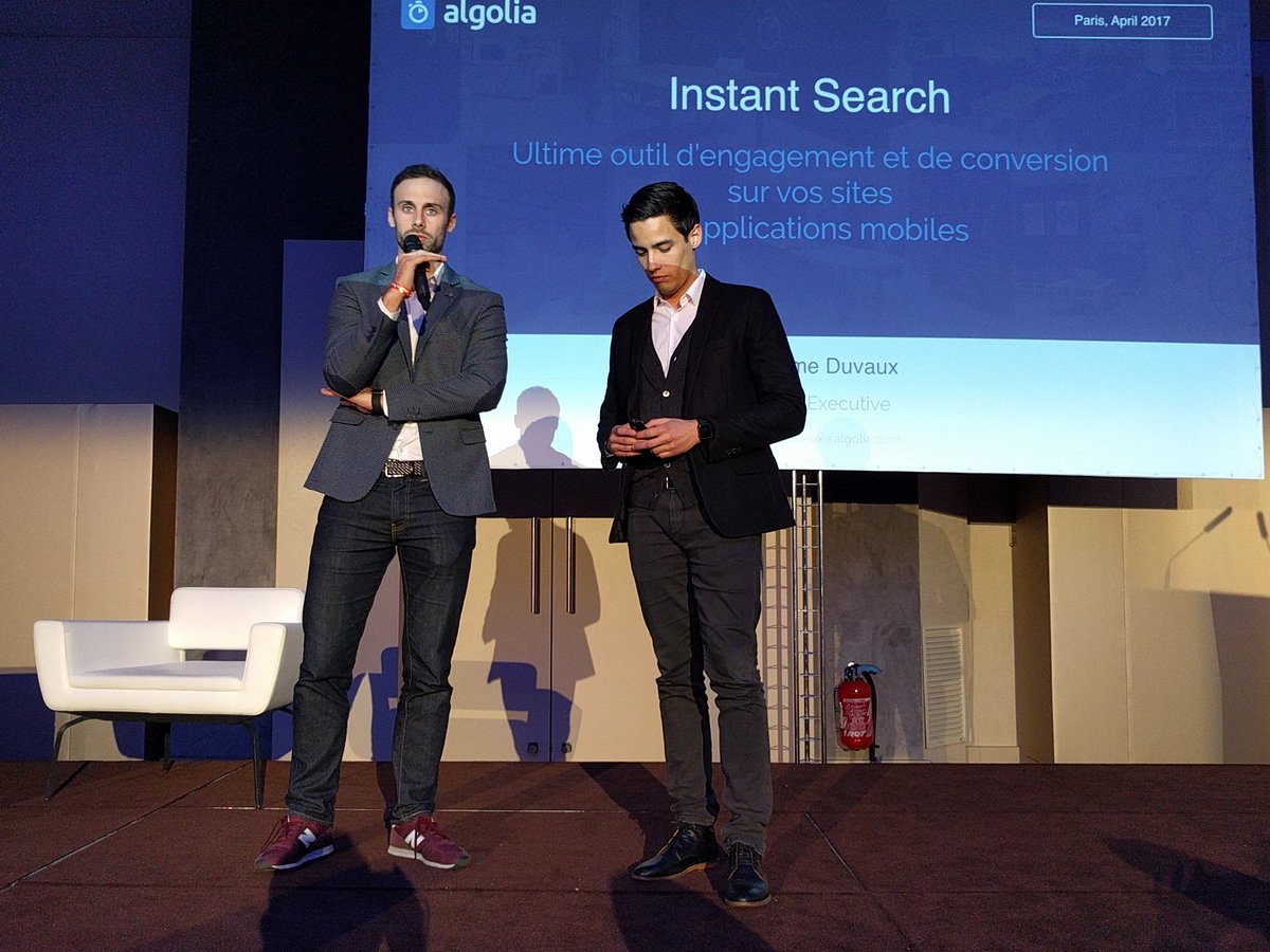 Ecom_NationFR's tweet image. C&apos;est parti pour la conférence sur l&apos;#InstantSearch !