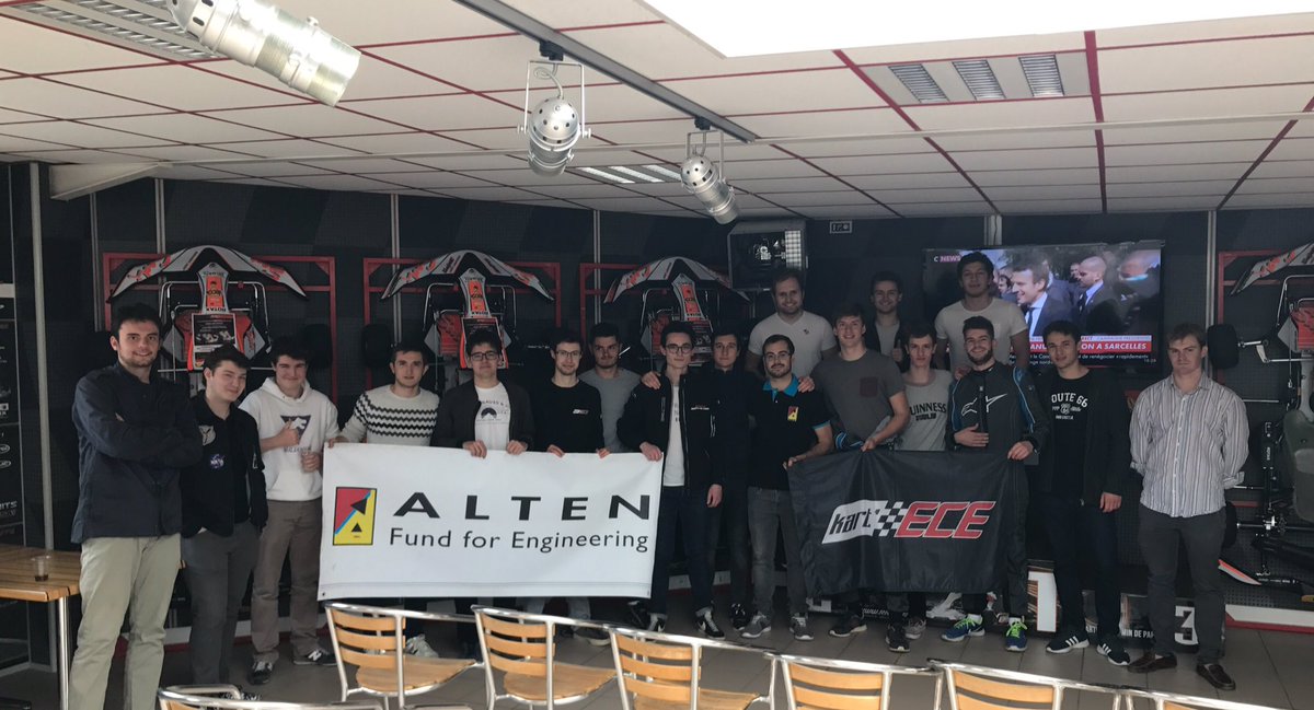 Félicitations à <a href="/kart_ece/">Kart'ECE</a> pour l'organisation de cette course #étudiante 👏 ! #FierPartenaire #sport #association