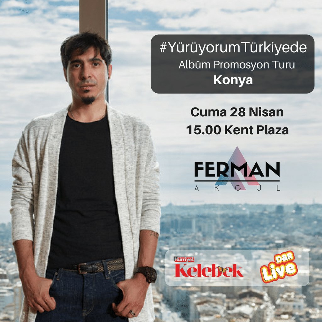 Konya Hazır Mısın? Yarın Görüşürüz! #yürüyorumtürkiyede #yürüyorumiçimde @FermanAkgul <a href="/DRdunyasi/">D&R</a>