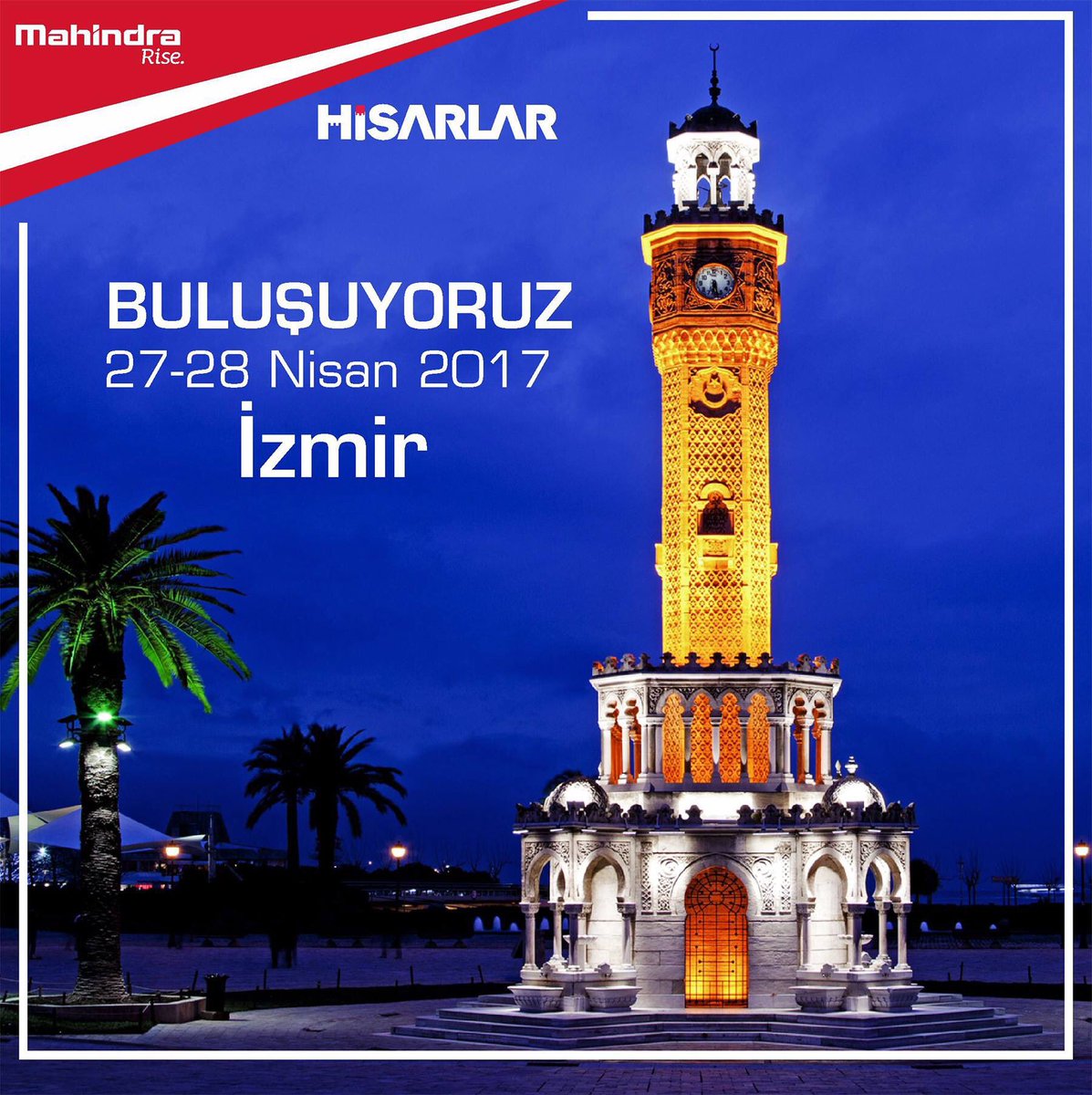 Hisarlar's tweet photo. Bölgesel Bayi Toplantımızın son durağı olan İzmir'de bayilerimiz ile buluşmaya devam ediyoruz.
#todayistheperfectday #hisarlarmahindra https://t.co/TmuStHLFK6