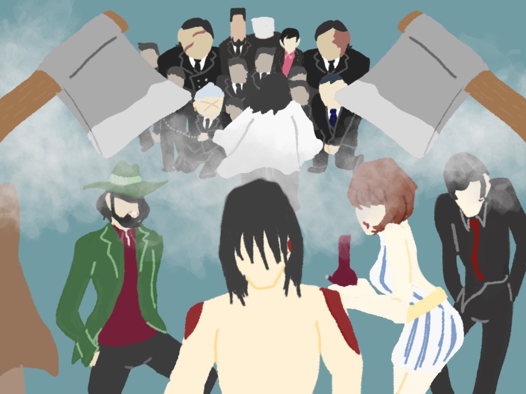 座トーク応援イラスト Twitter