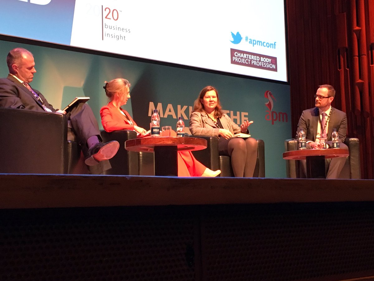 apm_pmc_sig's tweet image. #apmconf discovery session.  Jo Lucas summaries the New Generation stream.  Susie&apos;s stream was new projects, her advice was pause &amp;amp; reflect