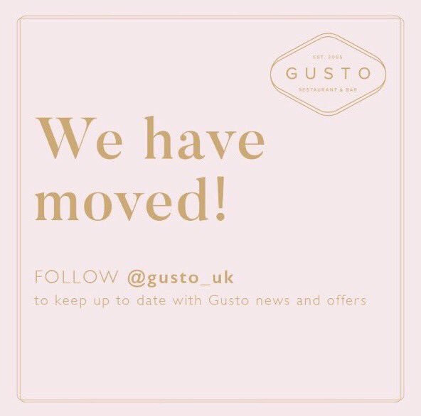 ✨we have moved! Please follow our new account for all Gusto updates!✨ <a href="/gusto_uk/">Gusto Italian</a>