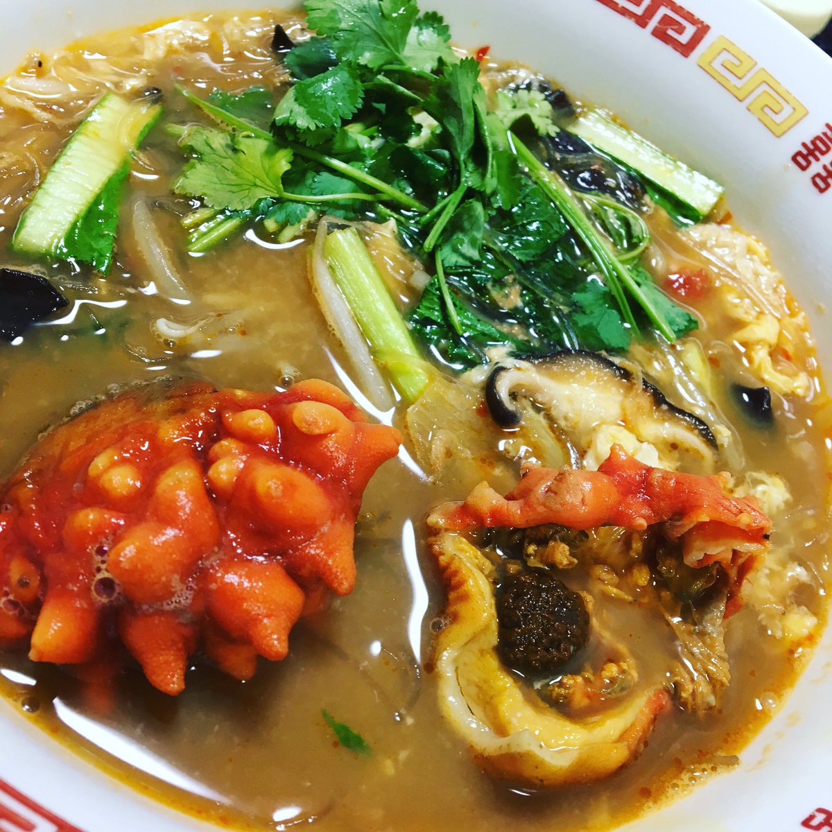 ほやほや学会 Twitterren 夜食に永谷園の麻婆春雨をラーメン風に むしほやの茹で汁と干しエビの出汁をプラス ラーメンの出汁にほや汁使ったら流行ると思う ホヤ ホヤレシピ ホヤ