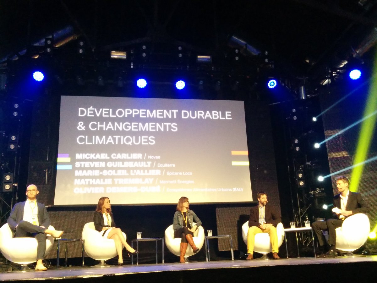 ModeQc's tweet image. #GR2017 continue avec le 3e panel Novae, @equiterre, @LOCO_Epicerie, @MarmottEnergies, Écosystèmes Alimentaires Urbains (ÉAU) @jccm_mtl